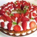 Cream tart alle fragole con base morbida