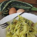 Tagliatelle alla Carbonara con Zucchine, Fiori[...]