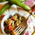 Gnocchi di soia e patate con pomodorini e fave