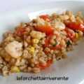 Insalata di farro e gamberetti