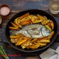 Orata al forno con patate e limone