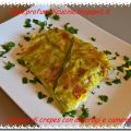 Lasagna di crepes con asparagi e camembert