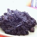 Nero. Risotto al nero di seppia.