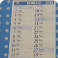 Un calendario ricicloso....ma dolce dolce