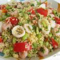 Cous cous freddo con pesce e verdure