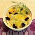 Insalata di finocchio, arance e olive nere