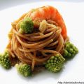 Bigoli con il broccolo romanesco
