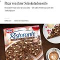 Pizza dolce al cioccolato - Dr. Oetker