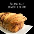 Pull apart bread al patè di olive nere