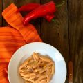 Penne con crema di peperoni rossi