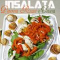 Insalata di peperoni rossi e totani