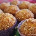 Muffins carote, cocco e mandorle