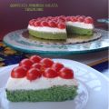 Crostata morbida salata tricolore