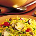 Zuppa di ceci e finferli