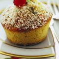 Muffin con il cocco e i pistacchi