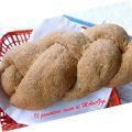 Treccione rustico di pane integrale