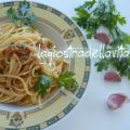 spaghetti al pesto e tonno