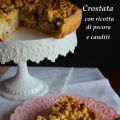 Crostata con ricotta di pecora e canditi