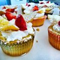 Butterfly cakes alle fragole