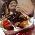 Torta bavarese al cioccolato con panna cotta e[...]