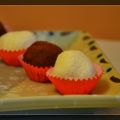 Palline di cocco e ricotta, nocciolate