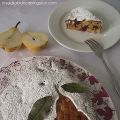 Torta con pere e cioccolato