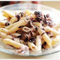 Penne di Kamut al radicchio e philadelphia