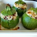 Zucchine tonde ripiene, farro lenticchie e[...]