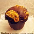 Muffins cioccolato, pere ed amaretti