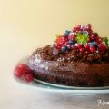 Torta alla crema gianduia e cocco con fragole e[...]