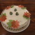 Torta di compleanno natalizia