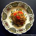 Spaghetti con patè di olive nere , datterini al[...]