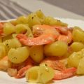 Pipe gamberi, pancetta, limone e origano,[...]