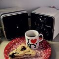 Crostata vegan ai mirtilli.