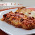 Lasagne al sugo e al formaggio 