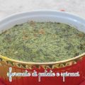 Lo sformato di patate e spinaci