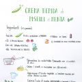 Ricetta Illustrata: Crema tiepida di piselli e[...]