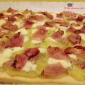 Pizza con Patate e Speck