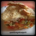 Pizza filante ripiena di verdure