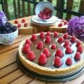 Crostata integrale al cioccolato e lamponi:[...]