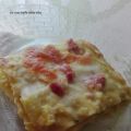 Lasagna con cavolfiore e pancetta