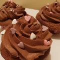 Cup cakes  alla nutella e ganache al cioccolato