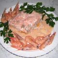 Salmone in Crema di Gamberetti