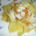 Tagliatelle con il pesce spada