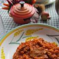 rosso risotto ai porcini