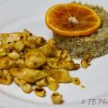 Pollo all'arancia con anacardi tostati e riso[...]