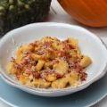 Gnocchi di Zucca con Speck Croccante e Noci