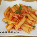 Pennette con pelato e prosciutto