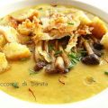 Crema di topinambur ai funghi pioppini