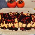 Bavarese di cachi, con cioccolata fusa e bacche[...]